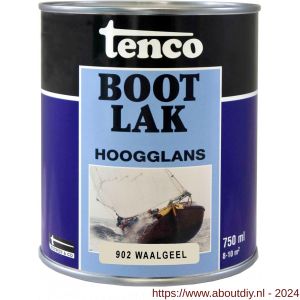 Tenco Bootlak dekkend 902 waalgeel 0,75 L blik - A40710043 - afbeelding 1