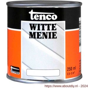 Tenco Witte menie grondverf wit 0,25 L blik - A40710073 - afbeelding 1