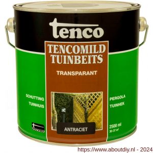 TencoMild tuinbiets transparant antraciet 2,5 L blik - A40710427 - afbeelding 1
