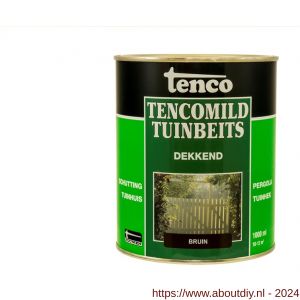 TencoMild houtbeschermingsbeits dekkend bruin 1 L blik - A40710272 - afbeelding 1