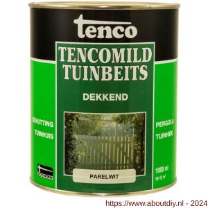 TencoMild houtbeschermingsbeits dekkend parelwit 1 L blik - A40710268 - afbeelding 1