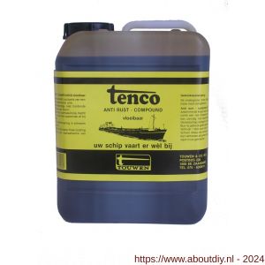 Tenco Anti Rust Compound roestwerende coating vloeibaar donkerbruin 5 L blik - A40710031 - afbeelding 1