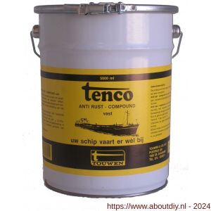 Tenco Anti Rust Compound roestwerende coating vast donkerbruin 5 L blik - A40710028 - afbeelding 1