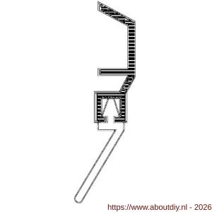 Ellen dorpelprofiel aluminium Classic 100 cm - A51010349 - afbeelding 4