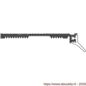 Ellen slijtdorpel aluminium Threshold Seal N7 100 cm - A51010350 - afbeelding 4