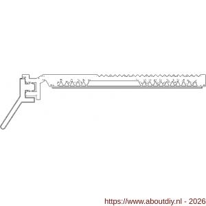 Ellen slijtdorpelprofiel ANB-7 zelfklevend 300 cm - A51010241 - afbeelding 3