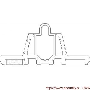 Ellen ondergeleiderail hefschuifdeur onderrail AORP 895/RVS 300 cm - A51010283 - afbeelding 2