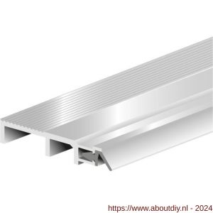 Ellen tochtprofiel slijtdorpel aluminium ARP-5 100 cm dorpel aluminium dicht - A51010095 - afbeelding 1