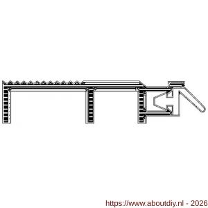Ellen slijtdorpel profiel Threshold Seal R5 100 cm - A51010347 - afbeelding 4