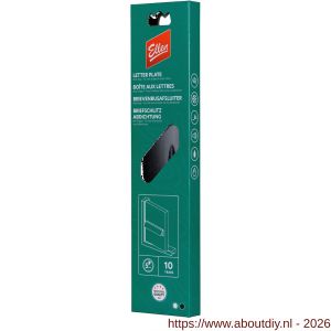 Ellen brievenbusafsluiter tochtklep Letter Plate Lid zwart - A51010422 - afbeelding 2