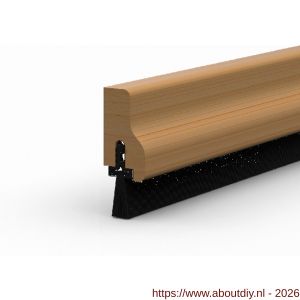 Ellen dorpelprofiel met borstel hout Authentic Wood 100 cm - A51010364 - afbeelding 1