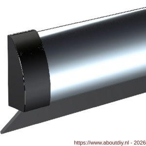 Ellen dorpelprofiel met borstel RVS Inox 100 cm - A51010365 - afbeelding 1