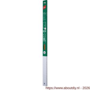 Ellen dorpelprofiel met borstel kunststof zelfklevend Comfort transparant 100 cm - A51010360 - afbeelding 2