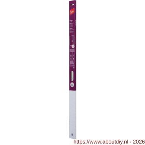 Ellen dorpelprofiel met borstel aluminium De Luxe 100 cm - A51010355 - afbeelding 2