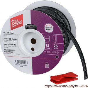 Ellen rondgaande dichting kunststof Silicon Profile 1501 SCF 25 meter - A51010346 - afbeelding 2