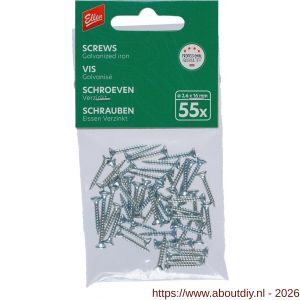 Ellen profiel schroef 2.6x16 mm set 55 stuks - A51010423 - afbeelding 1