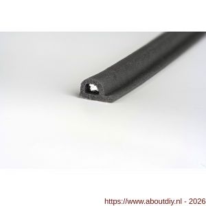 Ellen inbouwprofiel tochtband kunststof zelfklevend Weatherstrip Medium gemiddelde kier wit 7.5 m - A51010407 - afbeelding 4