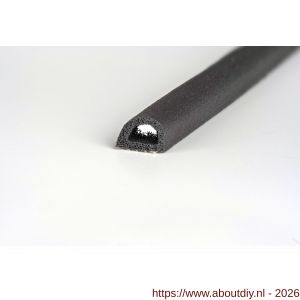 Ellen inbouwprofiel tochtband kunststof zelfklevend Weatherstrip Large grote kier zwart 7.5 m - A51010416 - afbeelding 2