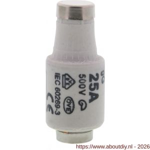 Q-Link zekering traag overspanning en kortsluiting GG 25 A DII wit set 5 stuks - A50400974 - afbeelding 6
