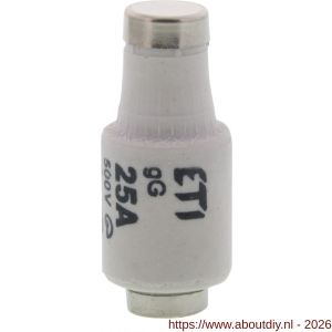 Q-Link zekering traag overspanning en kortsluiting GG 25 A DII wit set 5 stuks - A50400974 - afbeelding 7