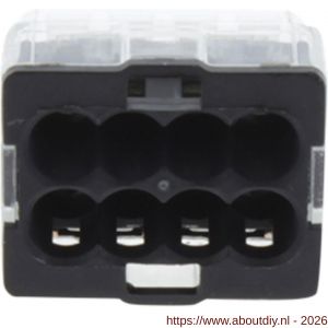 Q-Link lasklem 8-polig 8-gaats 8x1.0 2.5 mm2 transparant-grijs set 25 stuks - A50401102 - afbeelding 5