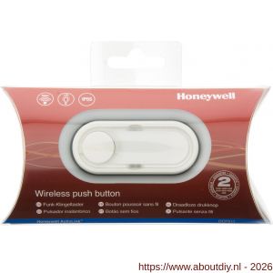 Honeywell beldrukker type DCP511 draadloos liggend IP 55 wit - A50401387 - afbeelding 2