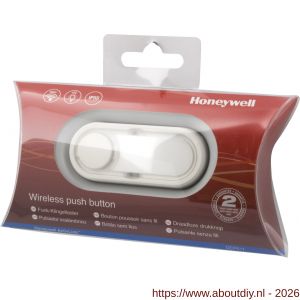 Honeywell beldrukker type DCP511 draadloos liggend IP 55 wit - A50401387 - afbeelding 6