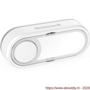 Honeywell beldrukker type DCP511 draadloos liggend IP 55 wit - A50401387 - afbeelding 1