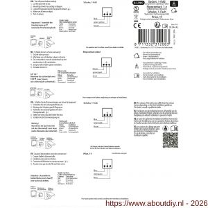 Q-Link contactdoos opbouw 1-voudig randaarde spatwaterdicht IP54 grijs - A50402297 - afbeelding 4