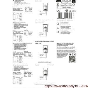 Q-Link contactdoos opbouw 2-voudig randaarde verticaal spatwaterdicht IP54 grijs - A50402298 - afbeelding 4