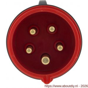 Q-Link krachtstekker 4-polig A 16 A twist montage rood - A50400982 - afbeelding 2