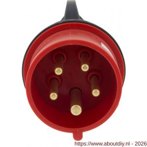 Q-Link krachtstekker 4-polig A 16 A twist montage rood - A50400982 - afbeelding 5
