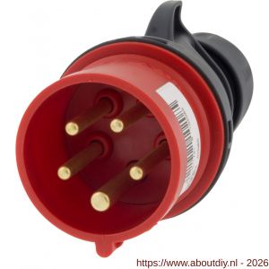 Q-Link krachtstekker 4-polig A 16 A twist montage rood - A50400982 - afbeelding 6