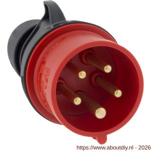 Q-Link krachtstekker 4-polig A 16 A twist montage rood - A50400982 - afbeelding 7