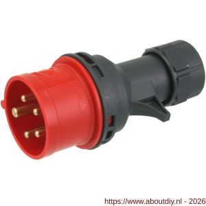 Q-Link krachtstekker 4-polig A 16 A twist montage rood - A50400982 - afbeelding 1