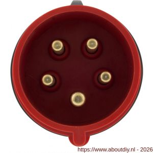 Q-Link krachtstekker 4-polig A 32 A twist montage rood - A50400983 - afbeelding 2