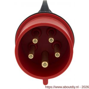 Q-Link krachtstekker 4-polig A 32 A twist montage rood - A50400983 - afbeelding 5