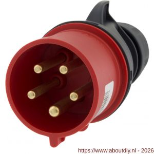 Q-Link krachtstekker 4-polig A 32 A twist montage rood - A50400983 - afbeelding 6