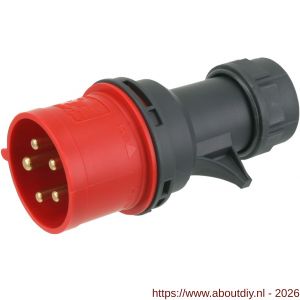 Q-Link krachtstekker 4-polig A 32 A twist montage rood - A50400983 - afbeelding 1