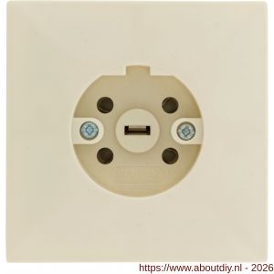 Q-Link contactdoos Perilex inbouw 16 A crème - A50401304 - afbeelding 2