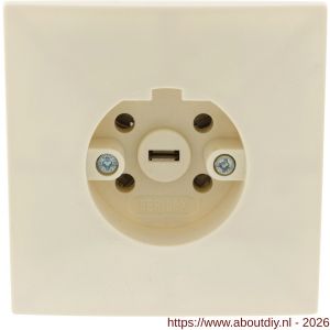 Q-Link contactdoos Perilex inbouw 16 A crème - A50401304 - afbeelding 5