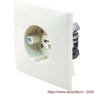 Q-Link contactdoos Perilex inbouw 16 A crème - A50401304 - afbeelding 1