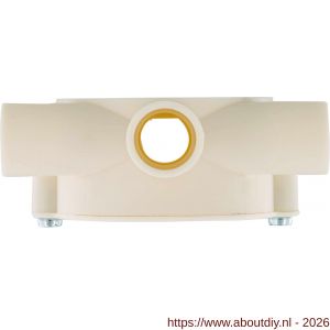 Attema lasdoos kruisdoos diameter 5/8 crème - A50402110 - afbeelding 4