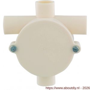 Attema lasdoos kruisdoos diameter 5/8 crème - A50402110 - afbeelding 5