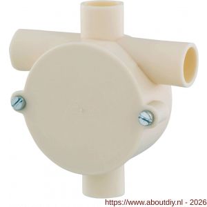Attema lasdoos kruisdoos diameter 5/8 crème - A50402110 - afbeelding 6