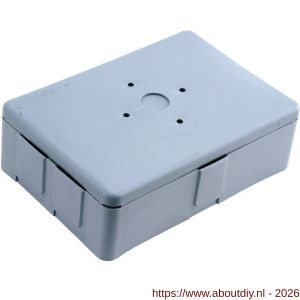 Pipelife lasdoos met deksel flexbox universeel 16-19 mm grijs - A50401111 - afbeelding 1