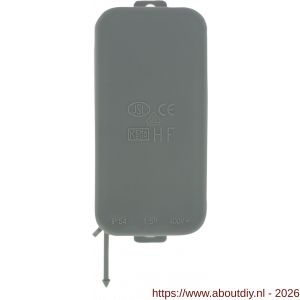 Q-Link kabeldoos met doorsteektules spatwaterdicht IP 54 grijs - A50401321 - afbeelding 2