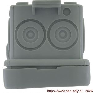 Q-Link kabeldoos met doorsteektules spatwaterdicht IP 54 grijs - A50401321 - afbeelding 4