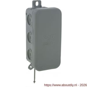 Q-Link kabeldoos met doorsteektules spatwaterdicht IP 54 grijs - A50401321 - afbeelding 7