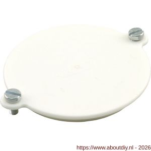 Attema lasdoosdeksel met schroeven crème - A50401112 - afbeelding 1